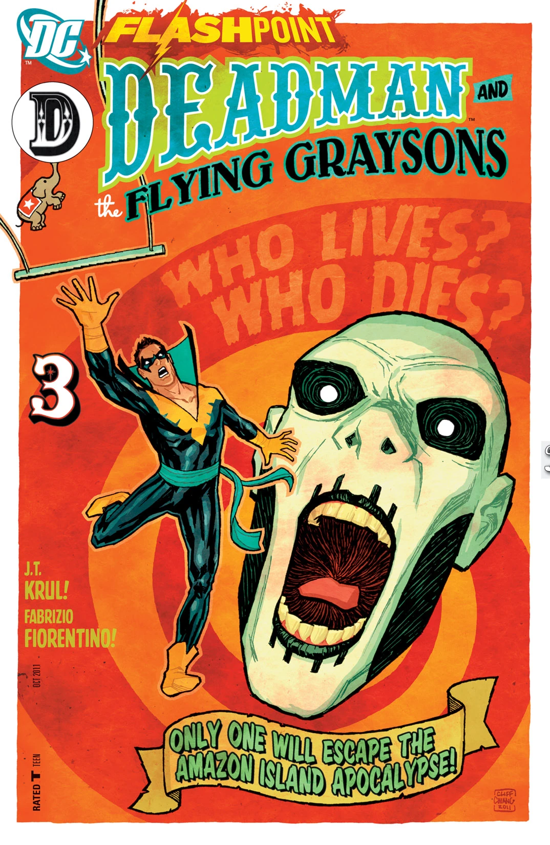 Flashpoint: Deadman and the Flying Graysons #3 (DC, 2011 — Cover A) cover